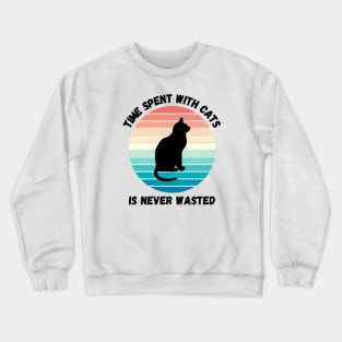 Cats Are Like Potato Chips You Cant Have Just One Crewneck Sweatshirt